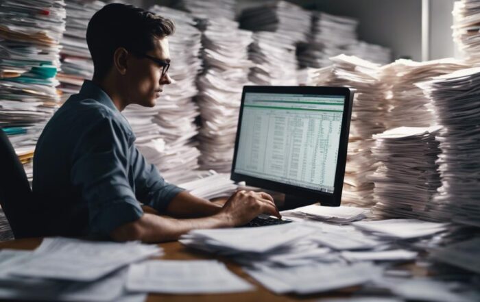 financial data entry factors