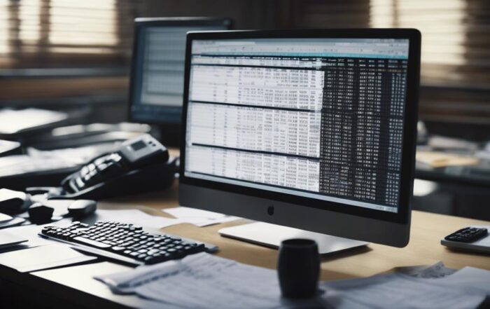 financial data entry tasks