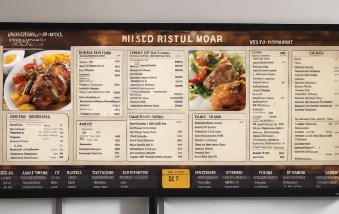 importance of restaurant menu